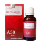 Allen A58 Headache Drops (30ml) For Relieves Migraine, Tension Headaches