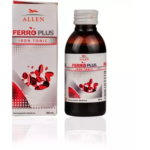Allen Ferro Plus Syrup (100ml) For Iron Deficiency In Blood, Weakness, Exhaustion