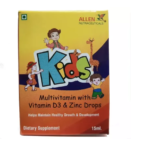 Allen Kids Multi Vitamin With Zinc (15ml) For Nervous Exhaustion, Loss Of Memory