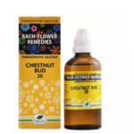 New Life Bach Flower Chestnut Bud For Mistakes, Confused