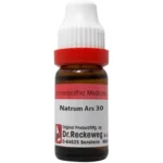 Dr.Reckeweg Natrum Arsenicosum (11ml) Dilution for Headache, Dry painful eyes, Psoriasis