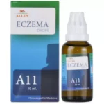 Allen A11 Eczema Drops (30ml) For Eczema, Urticaria, Boils, Acne, Pimples