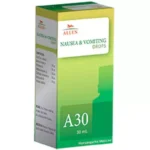 Allen A30 Nausea & Vomiting Drops (30ml) For Vomiting, Headache