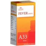 Allen A33 Fever Drops (30ml) For Lowers Temperature And Body ache