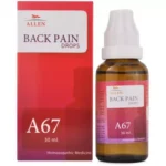 Allen A67 Back Pain Drops (30ml) For Back Pain, Pains, Sciatica, Spondylitis
