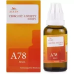 Allen A78 Chronic Anxiety Drops (30ml) For Anxiety, Tension, Depression, Sleeplessness