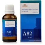 Allen A82 Premature Greying Of Hair Drops (30ml) For Early Graying of Hairs, Promotes Luster