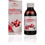 Allen Ferro Plus Syrup (100ml) For iron deficiency in blood, weakness, exhaustion