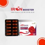 Allen Iron Booster with Vitamin C, D3, B12 & Folic Acid (30 Capsule) For Energy, Anaemia & RBC Formation