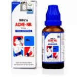 SBL Homeopathic Ache-Nil Drop (30ml) For Headache, pain in joints, body ache, fatigue, rashes