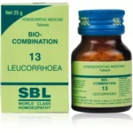 SBL Homeopathic Bio Combination 13 Tablet For Reduces Weakness In girls with White acrid