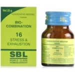 SBL Homeopathic Bio Combination 16 Tablet For weakness, exam stress