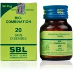 SBL Homeopathic Bio Combination 20 Tablet For Skin disease solutions