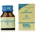 SBL Homeopathic Bio Combination 22 Tablet For Erythema, Vesicles