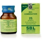 SBL Homeopathic Bio Combination 25 Tablet For Nausea, Vomiting, headache