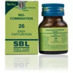 SBL Homeopathic Bio Combination 26 Tablet For Relieves Labor Pains for Easy Delivery
