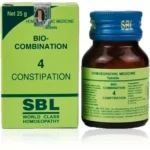SBL Homeopathic Bio Combination 4 Tablet For Constipation, Bad breath