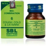 SBL Homeopathic Bio Combination 6 Tablet For Breathe easy with our cough