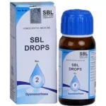 SBL Homeopathic Drops No 2 Dysmenorrhoea (30ml) For Relieves Painful Menses
