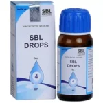 SBL Homeopathic Drops No 4 Hypertension (30ml) For Regulating High Blood Pressure