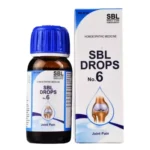 SBL Homeopathic Drops No 6 Joint Pain (30ml) For Relieves Pain in Arthritis, Sprains
