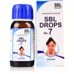 SBL Homeopathic Drops No 7 Sinusitis (30ml) For Sinusitis, Blocked Nose, Headache
