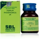 SBL Homeopathic Bio Chemic Ferrum Phosphoricum Tablet For Improves Hemoglobin