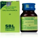 SBL Homeopathic Bio Chemic Kali Sulphuricum Tablet For Breathlessness, Rash, Eczema