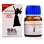 SBL Homeopathic Phytolacca Berry Tablet For Helps in managing excess Weight