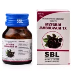 SBL Homeopathic Syzygium Jambolinum 1X Tablet 25gm For Increased Amount of Sugar in the Blood