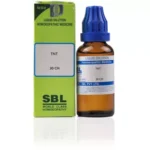 SBL Homeopathic Trinitrotoluene (tnt)  Dilution (30ml) For jaundice, anemia, breathlessness