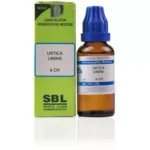 SBL Homeopathic Urtica Urens Dilution (30ml) For Itching, Blisters, Deficient milk