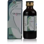 SBL Homeopathic Utrofyne Syrup (115ml) For Controls Bleeding in Menorrhagia (Excessive Bleeding) with Backache and Weakness