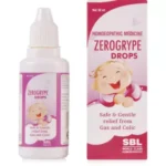 SBL Homeopathic Zerogrype Drops (30ml) For Colic in Infants, Irritability