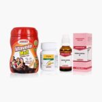 Bakson Homeopathic Energy Boosting Pack (50 Tabs + 300gm + 30ml) For Boosts immunity, Improves Physical & Mental Strength