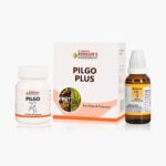 Bakson Homeopathic Pilgo Plus Pack (75 Tabs + 30ml) For Constipation, Backache, Bleeding & Pain Piles