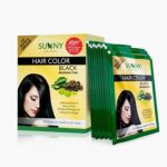 (Pack Of 12) Bakson Sunny Herbals Hair Color For Moisturize Hair, Softer Hair, Improves Scalp