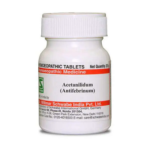 Willmar Schwabe India Acetanilidum (Antifebrinum) Tablets (20gm) For Irregular Pulse, Lowers Temperature