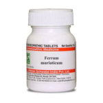 Willmar Schwabe India Ferrum Muriaticum 6X Tablets (20gm) For Relieves Anemia, Enlarged spleen, Worms