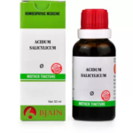 BJain Acidum Salicylicum Q Mother Tincture For Cold, Loose Motion, Hot Flushes, Acidity, Sciatica, Sore Throat, Joint Pain