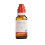 BJain Baptisia Tinctoria Liquid Dilution (30ML) For High Temperature, Nausea, Indigestion, Skin Ulcers, Loose Motion