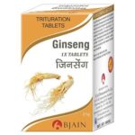 BJain Ginseng 1X Tablets For Weak Memory, Backache, Sciatica, Joint Pains