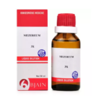BJain Mezereum Liquid Dilution (30ML) For Neuralgias, Bone Affections, Skin Problems & Constipation