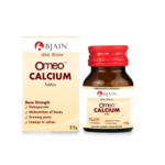 BJain Omeo Calcium Tablets For Strengthen The Bone, Useful in Osteoporosis, Bone Pain & Cramps