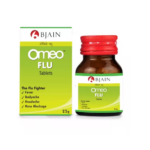 BJain Omeo Flu Tablets For Lowers Mild to High Temperature, Cough, Headache, Watery Nose & Eyes