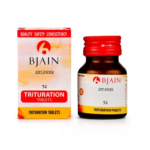 BJain Sulphur Trituration Tablets For Dry Skin, Itching, Pimples, Pustules, Unhealthy Skin