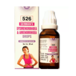 German Homeo Care & Cure Dysmeno & Ameno 526 (30ml) For Pain During Menses, Less Flow of Blood, Hot Flushes