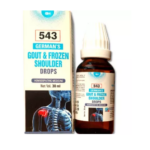 German Homeo Care & Cure Gout & F Drops 543 (30ml) For Gout, Frozen Shoulder, Multiple Joint Pains, Swelling