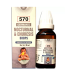 German Homeo Care & Cure Nocturnal Drops 570 (30ml) For Urination in Children During Sleep, Bedwetting