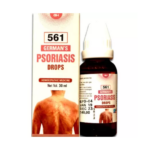 German Homeo Care & Cure Psoriasis 561 (30ml) For Itching, Redness, Dry Eczema, Psoriasis, Cracked Skin
